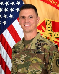 Colonel Colin P. Mahle, Garrison Commander the Commanding General Maneuver Center of Excellence
